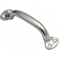 Manche creux, longueur 140 mm, acier laqué noir Nombre de trous 4
