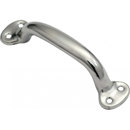 Manche creux, longueur 140 mm, acier laqué noir Nombre de trous 4