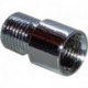 Rallonge pour judas en laiton blanc Bohr-D. 14 mm longueur 10 mm BMB
