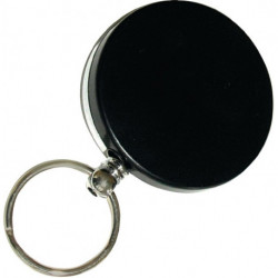 Clé flip avec corde en nylon 650 mm plastique noir 40 mm