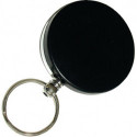 Clé flip avec corde en nylon 650 mm plastique noir 40 mm