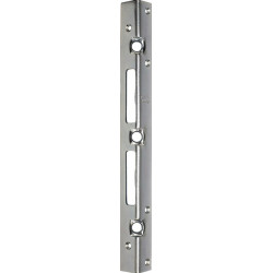 Plaque de verrou porte d'angle de sécurité L.300mm B.25mm S.3mm Acier galvanisé 006/921/V