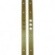 Plaque plate fixation L.280mm B.20mm S.3mm acier galvanisé.006/770/V SCHNEGEL