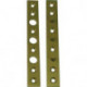 Plaque plate fixation L.160mm B.20mm S.3mm acier galvanisé.006/775/V SCHNEGEL