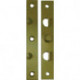 Plaque plate fixation L.140mm B.22mm S.3mm acier galvanisé