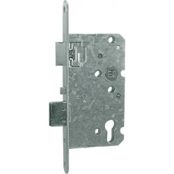 Serrure à mortaise couloir PZW 20/55/72/8 mm DIN gauche / droite acier inoxydable arrondi 008/1499/55 SCHNEGEL