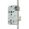 Serrure à mortaise couloir PZW 24/65/72/9 mm DIN gauche / droite acier inoxydable arrondi 008/1499/65 SCHNEGEL