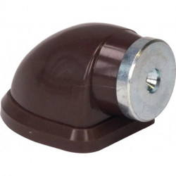 Support de porte magnétique 011/572/1 hauteur 38 mm plastique gris fixation cheville SCHNEGEL