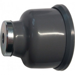Support de porte magnétique 011/573/1 hauteur 54 mm plastique gris fixation cheville SCHNEGEL