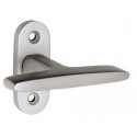 Poignée de fenêtre 1511/0000 Alu.F2/argent 35mm Poignée croisée EDI