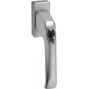 Poignée de fenêtre 1003/2035 Alu.F9016/blanc signalisation 35mm verrouillable EDI
