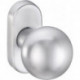 Poignée porte boule 2033/5010 Material Inox EST carré.8mm fixe / rotatif EDI