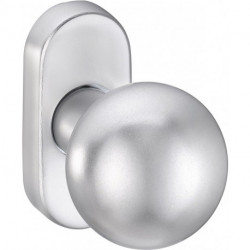 Poignée porte boule 2033/5010 Material Inox EST carré.8mm fixe / rotatif EDI