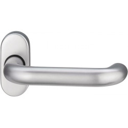 Poignée porte 1103/2133 Inox EST droit carré.9mm EDI