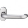 Poignée porte 1103/2133 Inox EST droit carré.9mm EDI