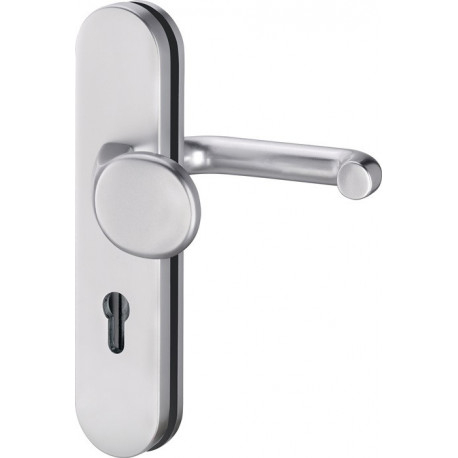 Poigné porte Logo 8753/0272 Alu.F1 72mm 35-45mm EDI