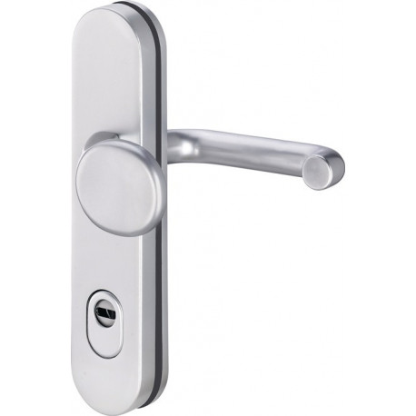 Poigné porte Logo 8755/0272 Alu.F1 72mm 35-45mm EDI