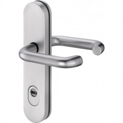 Poigné porte Logo 8755/9203 Alu.F1 92mm 65-75mm EDI