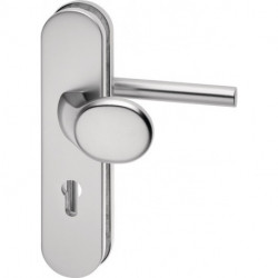 Poigné porte Logo 8743/0272 Alu.F1 72mm 35-45mm EDI