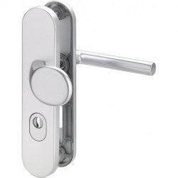 Poigné porte Logo 8745/0272 Alu.F1 72mm 35-45mm EDI