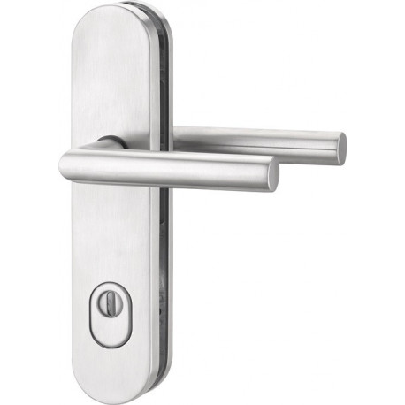 Poigné porte Logo 8745/9203 Alu.F1 92mm 65-75mm EDI
