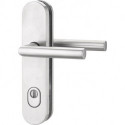 Poigné porte Logo 8745/9203 Alu.F1 92mm 65-75mm EDI
