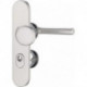 Poigné porte METIS 8742/0272 Alu.F1 72mm 35-45mm EDI