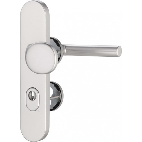 Poigné porte METIS 8742/0272 Alu.F1 72mm 35-45mm EDI