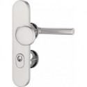 Poigné porte METIS 8742/0272 Alu.F1 72mm 35-45mm EDI