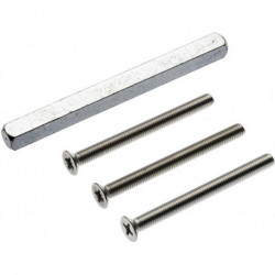 Kit de fixation porte Nr.61 78-82mm M6x90 carré.8x100mm EDI