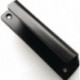 Poignée de porte Alu.noir elox.90mm