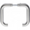 Paire de poignées de porte 103 inox F00 axe carré 8 mm