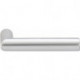 Pièce de trou de poignée de porte en acier inoxydable 148/108 carré mat 10 mm DIN droite / gauche