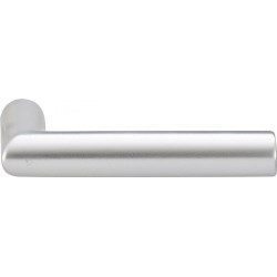 Pièce de trou de poignée de porte en acier inoxydable 148/108 carré mat 10 mm DIN droite / gauche