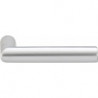Pièce de trou de poignée de porte en acier inoxydable 148/108 carré mat 10 mm DIN droite / gauche