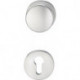 Set poignée porte Riva FS K7/103 Alu.F1 D/K TS 38-58mm PZ rd.DIN Gauche / Droite EDI