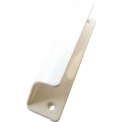 Poignée de porte Alu.blanc (RAL9016) 70mm