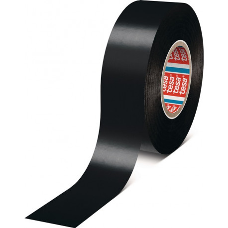 Ruban isolant tesaflex 4163 noir longueur 33 m largeur 30 mm rouleau TESA (Par 5)