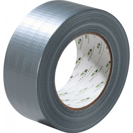 Adhésif toilé SuperDuct ST311 gris argent longueur 50 m largeur 72 mm rouleau SU