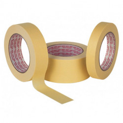 Ruban crêpé multiusage NOPI® 4349 légèrement crêpé beige clair longueur 50 m lar (Par 12)
