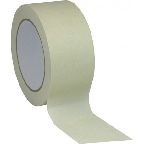 Ruban crêpé K5100 légèrement crêpé chamois longueur 50 m largeur 19 mm rouleau IKS (Par 48)