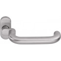 Poignée porte OGRO 8100A 8MM/6621 ER Inox ER ov.coudé.OGRO