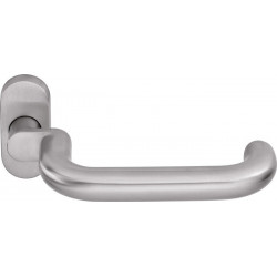 Poignée porte 8100A FS/6621 ER Inox F1 courbé carré.9mm