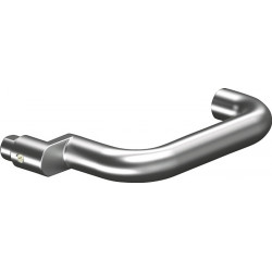 Poignée porte OGRO 8100A AL 8mm Alu.F1 coudé.OGRO
