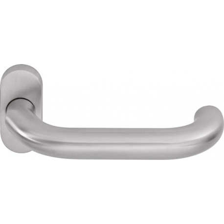 Poignée porte 8100V FS/6621 ER Inox F1 courbé carré.9mm