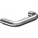 Poignée OGRO 8100 Alu.F1/Satino carré.8mm DIN G/D OGRO