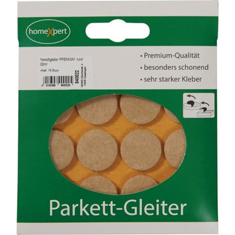 Tampon Premium 22mm Filz natur rond auto-adhésif