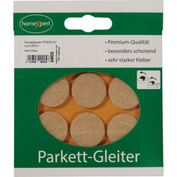 Tampon Premium 25mm Filz natur rond auto-adhésif