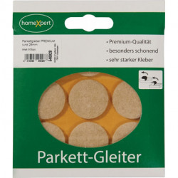 Tampon Premium 28mm Filz natur rond auto-adhésif