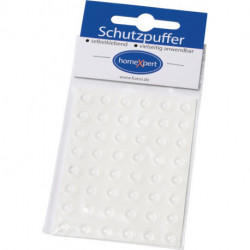 Tampon de protection 6,4mm plastique transparent Lins auto-adhésif